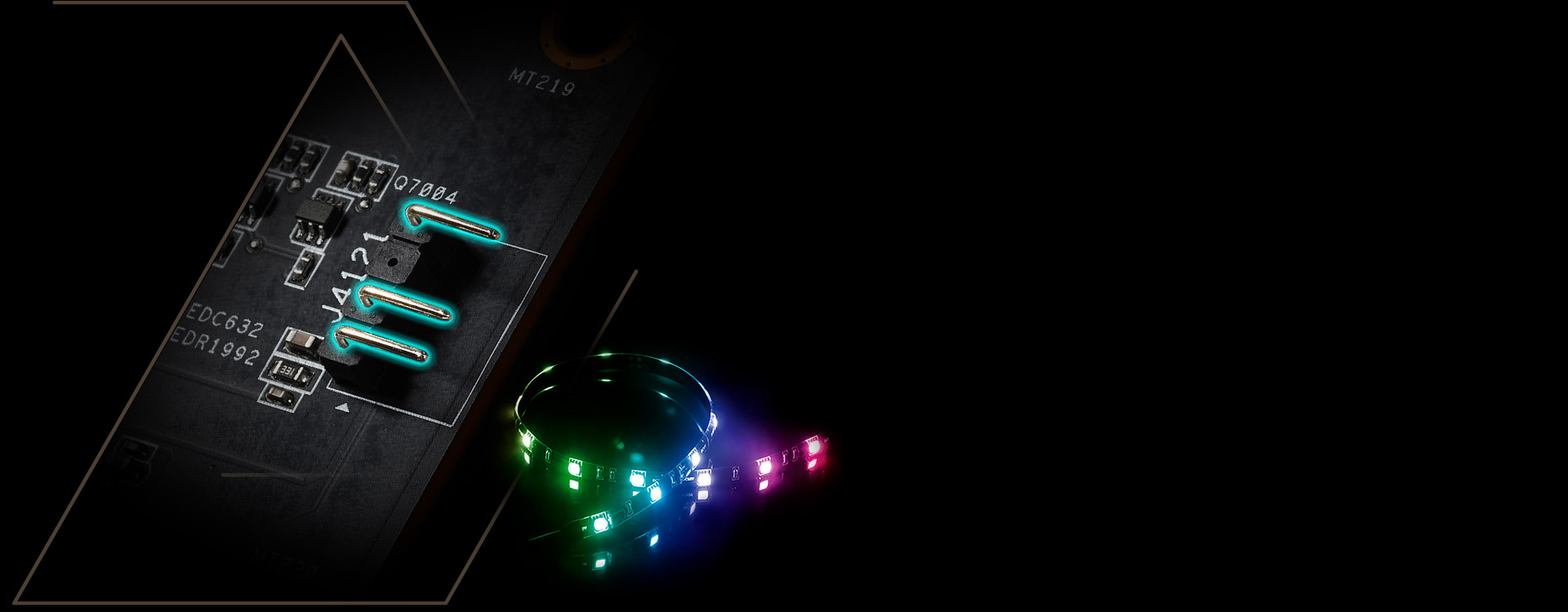 VGA LED Header (Taichi White)